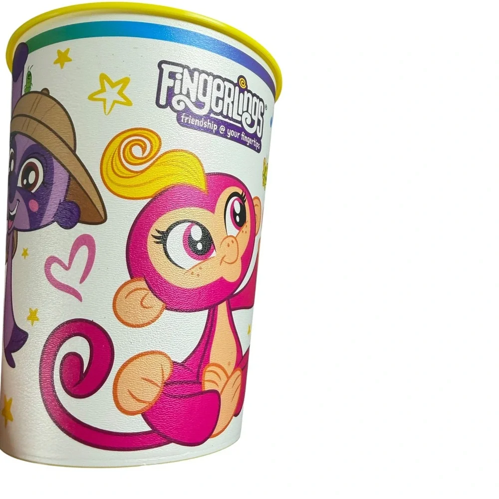 Fingerlings Plastic Reusable Party Favor Cups 16oz Set of 6 Unique Industries